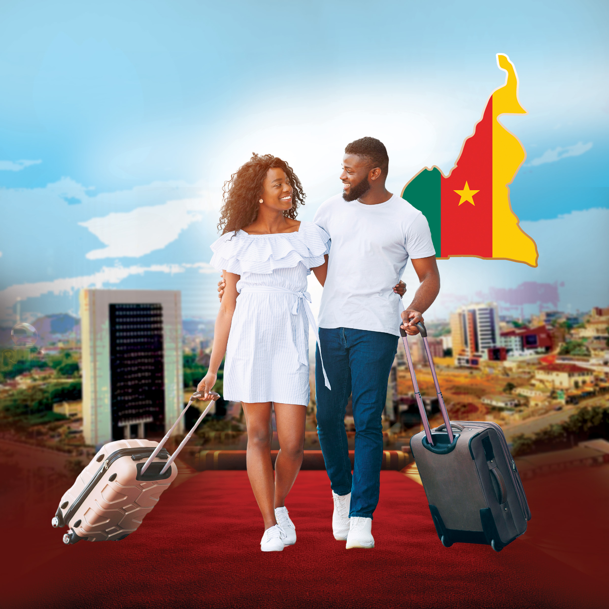 Enugu to Douala Flight Advert
